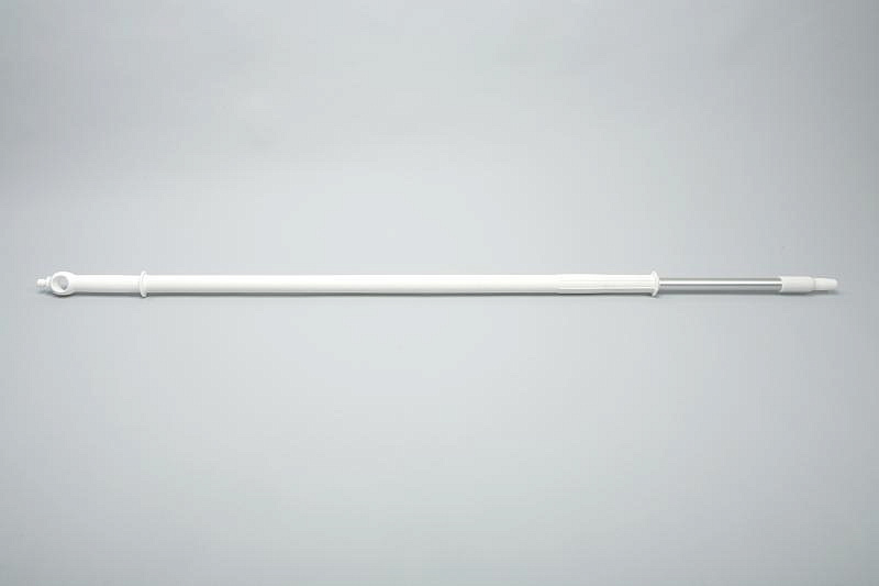 Ручка телескоп. эргономичная, алюминий (с подачей воды) - 1750/3000х32 мм., белый
