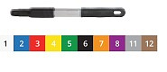 Ручка со стандартной рукояткой, алюминий - 300х25 мм., зеленый
