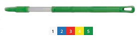 Ручка эргономичная, алюминий - 650х32 мм., зеленый