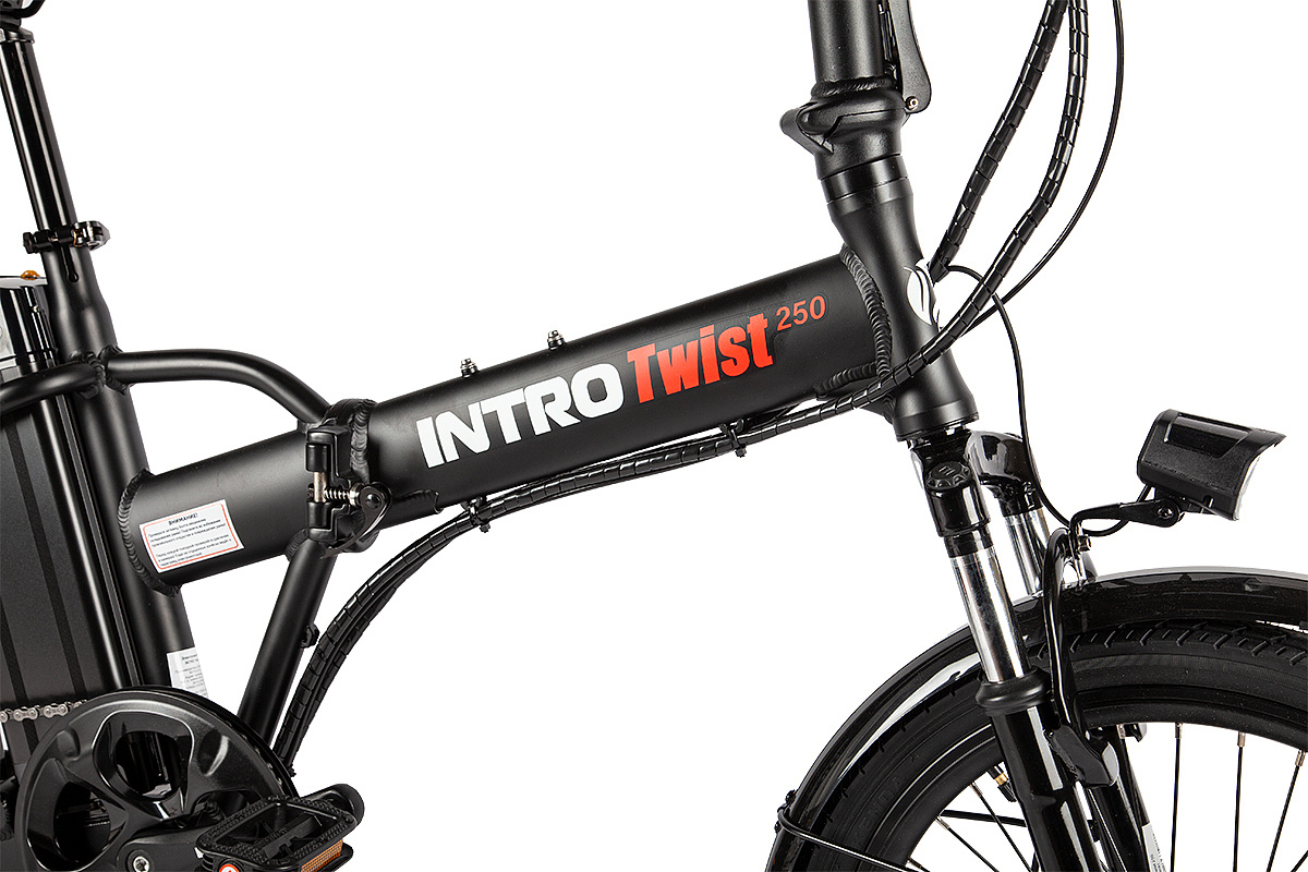Электровелосипед INTRO Twist 250 (Черный-2693)