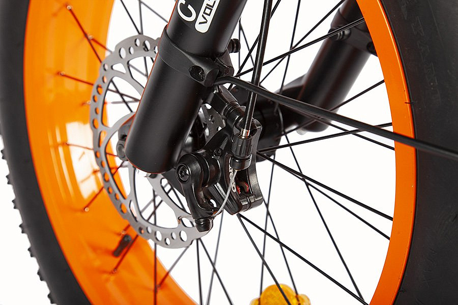 Велогибрид VOLTECO CYBER (Черно-оранжевый-2170)