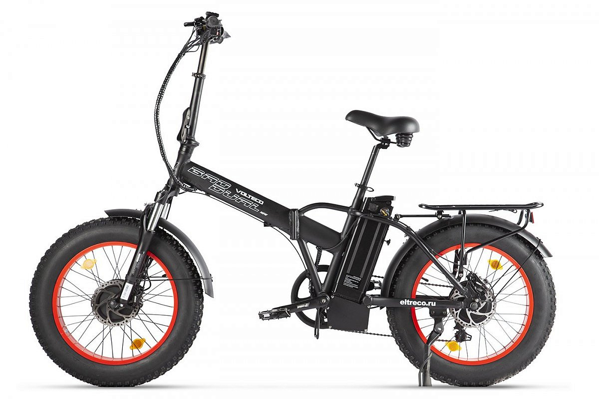 Электровелосипед VOLTECO BAD DUAL NEW (Черный-2301)