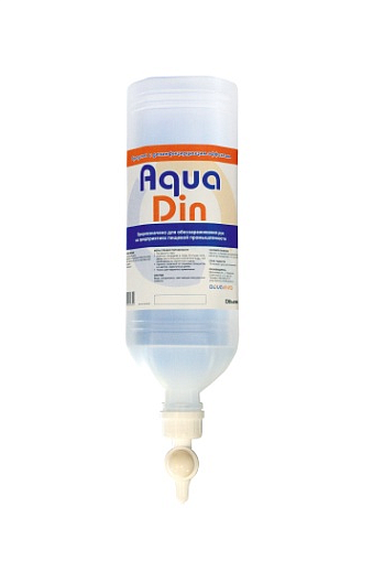 Средство с дезинфицирующим эффектом  AquaDin 1000 мл в дозаторах