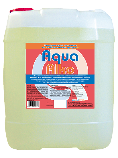 Высокощелочное не пенное моющее средство Aqua Alko 10л (36%)